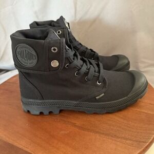 Palladium Iconic Baggy  Canvas Boot in Black/Black  02353-060-M Men's Size 11